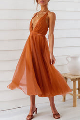 Tonight's the Night Spitzenkleid - Orange